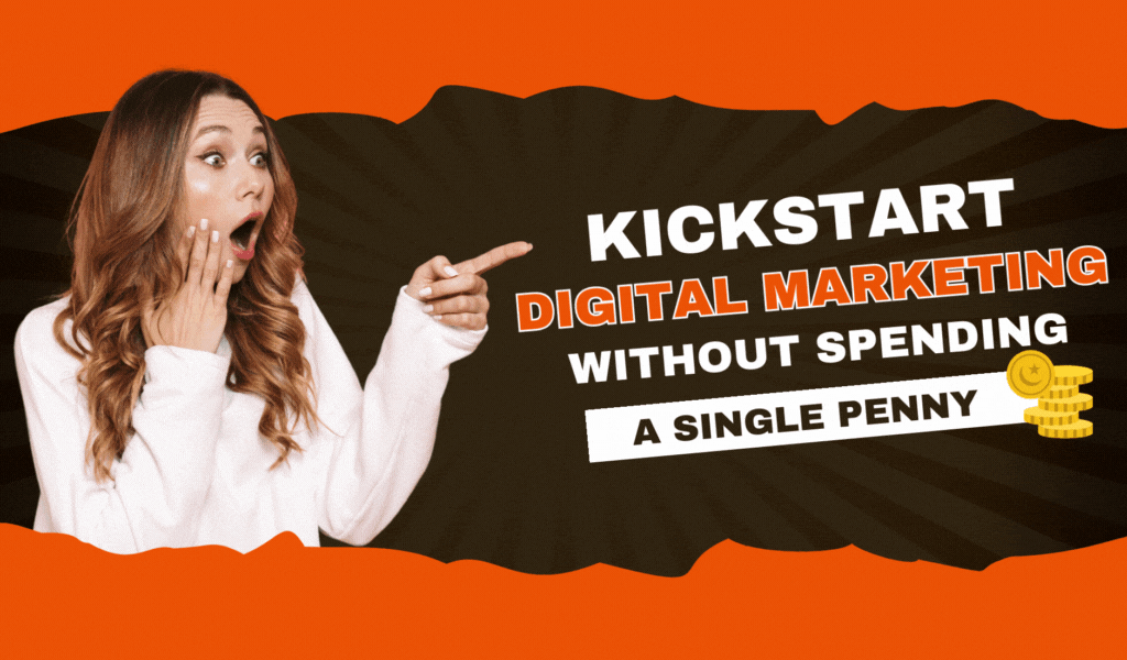 Zero Budget Digital Marketing Banner Image